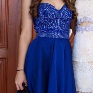 Gorgeous blue Sherri Hill Dress